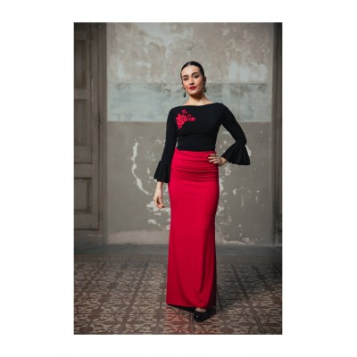 CUERPO FLAMENCO CON VOLANTE EN MANGA