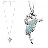 GARGANTILLA BAILARINA BALLET AZUL