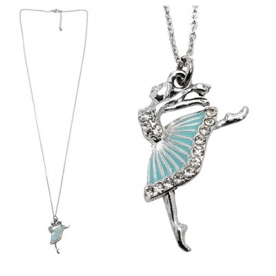 GARGANTILLA BAILARINA BALLET AZUL