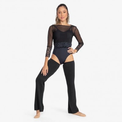 TOP DE BAILE CON ENCAJE SO DAN&Ccedil;A